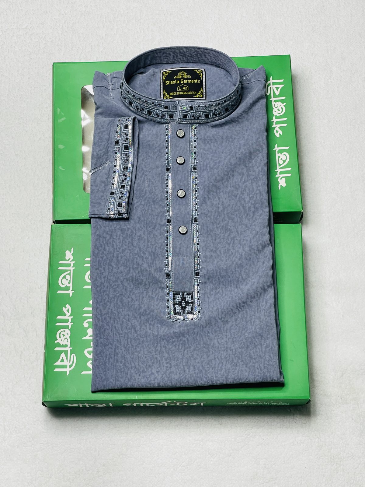 (CODE-102) অরিজিনাল চায়না জাফরান স্ট্রিচ কাপড় - Image 1